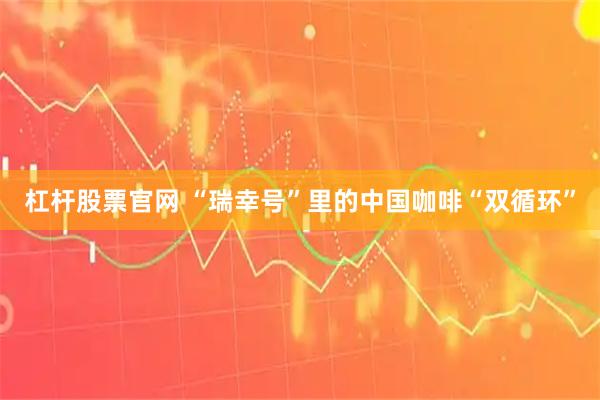 杠杆股票官网 “瑞幸号”里的中国咖啡“双循环”