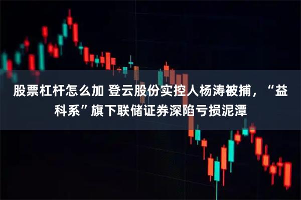 股票杠杆怎么加 登云股份实控人杨涛被捕，“益科系”旗下联储证券深陷亏损泥潭