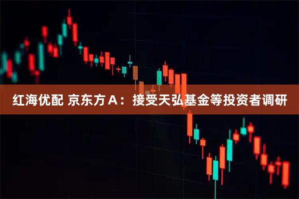 红海优配 京东方Ａ：接受天弘基金等投资者调研